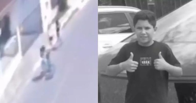 Menino de 11 anos