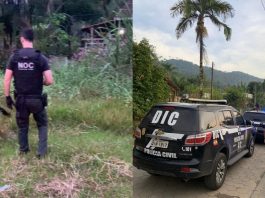 Operação policial em Guabiruba