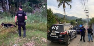Operação policial em Guabiruba
