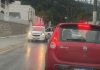 Transporte de estrutura para estação de tratamento de água causa lentidão no trânsito em Brusque