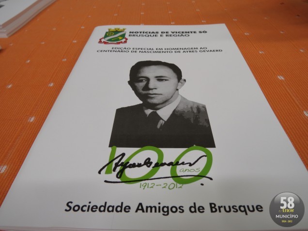 Edição especial em homenagem ao centenário de nascimento de Ayres Gevaerd