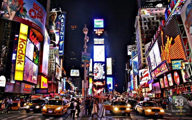 Entre os locais de pesquisa estão Times Square e Rockfeller Center, em Nova Iorque