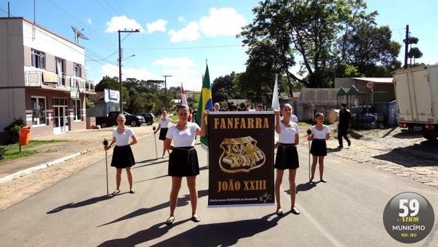 A fanfarra da escola João XXIII será uma das agremiações brusquenses na competição